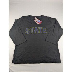 Womens XL South Dakota State University Jackrabbits SDSU Jacks Shirt Black